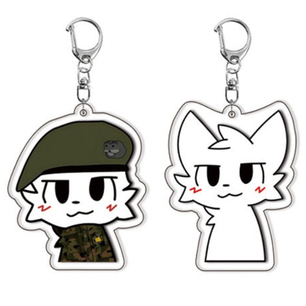 Badminton Meme - かわいい白黒猫のキスをする男の子キーホルダー、アクセサリーバッグ用キーチェーンリングジュエリー、ゲーマー漫画ミームファンの友達へのギフト