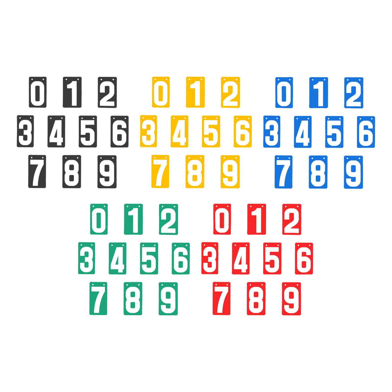 Badminton Score Counter - スコアキーパー番号0-9 スコアボード 軽量フリップナンバーカード テニスボール サッカー 野球