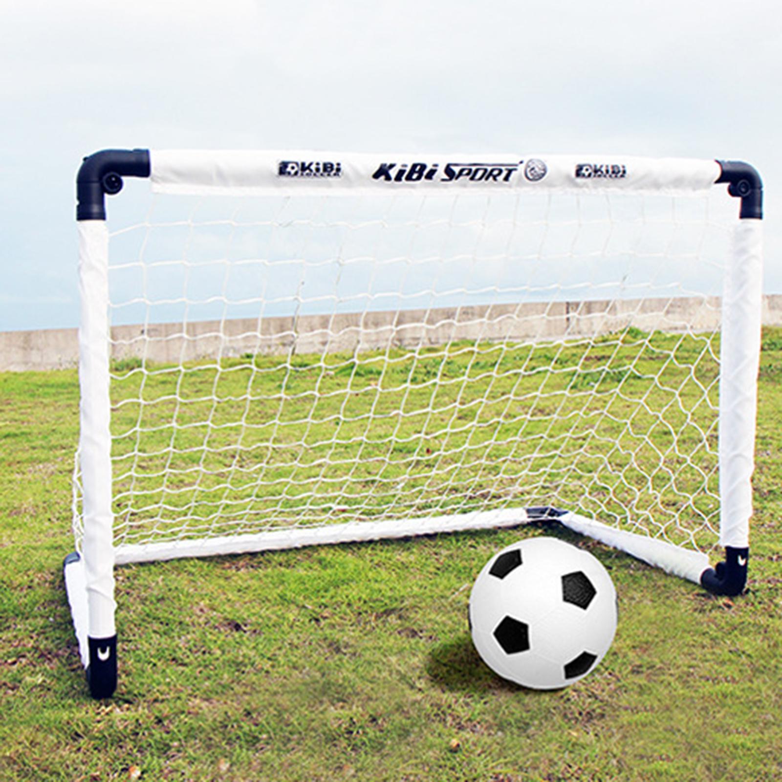 Training Net Mini - ミニサッカーゴールキックトレーナー 簡単設置 プラスチック製サッカーネット 子供 家族 芝生