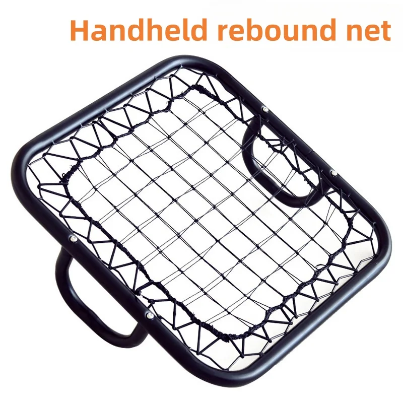 Training Net Mini - 手持ちサッカートレーニングネットサッカーシューティングエイズミニゴールキーパーハンド屋内屋外サッカートレーニング機器ゴールネット