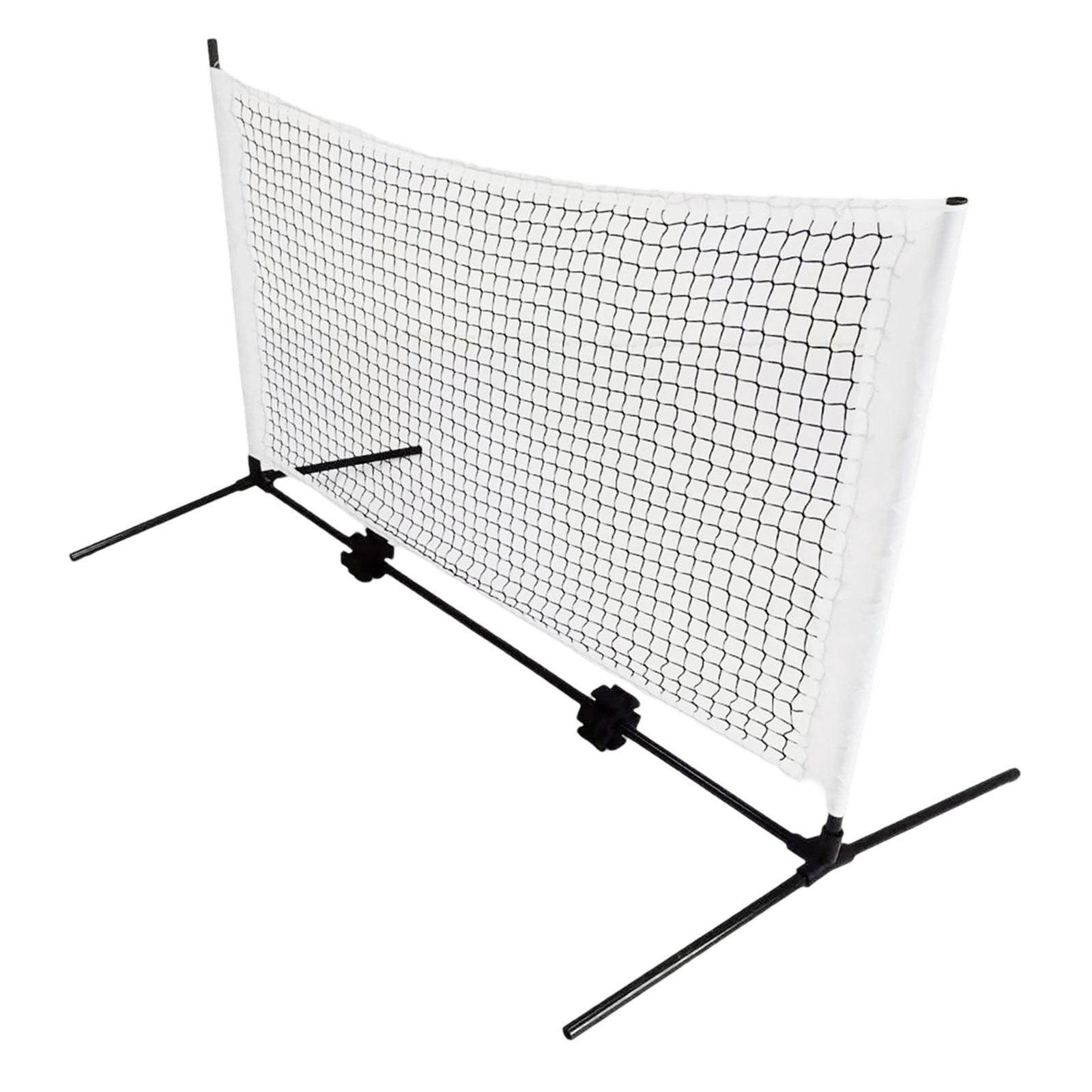 5フィート ミニピックボールテニスネット スタンド付き ポー - Training Net Mini のレビューと価格