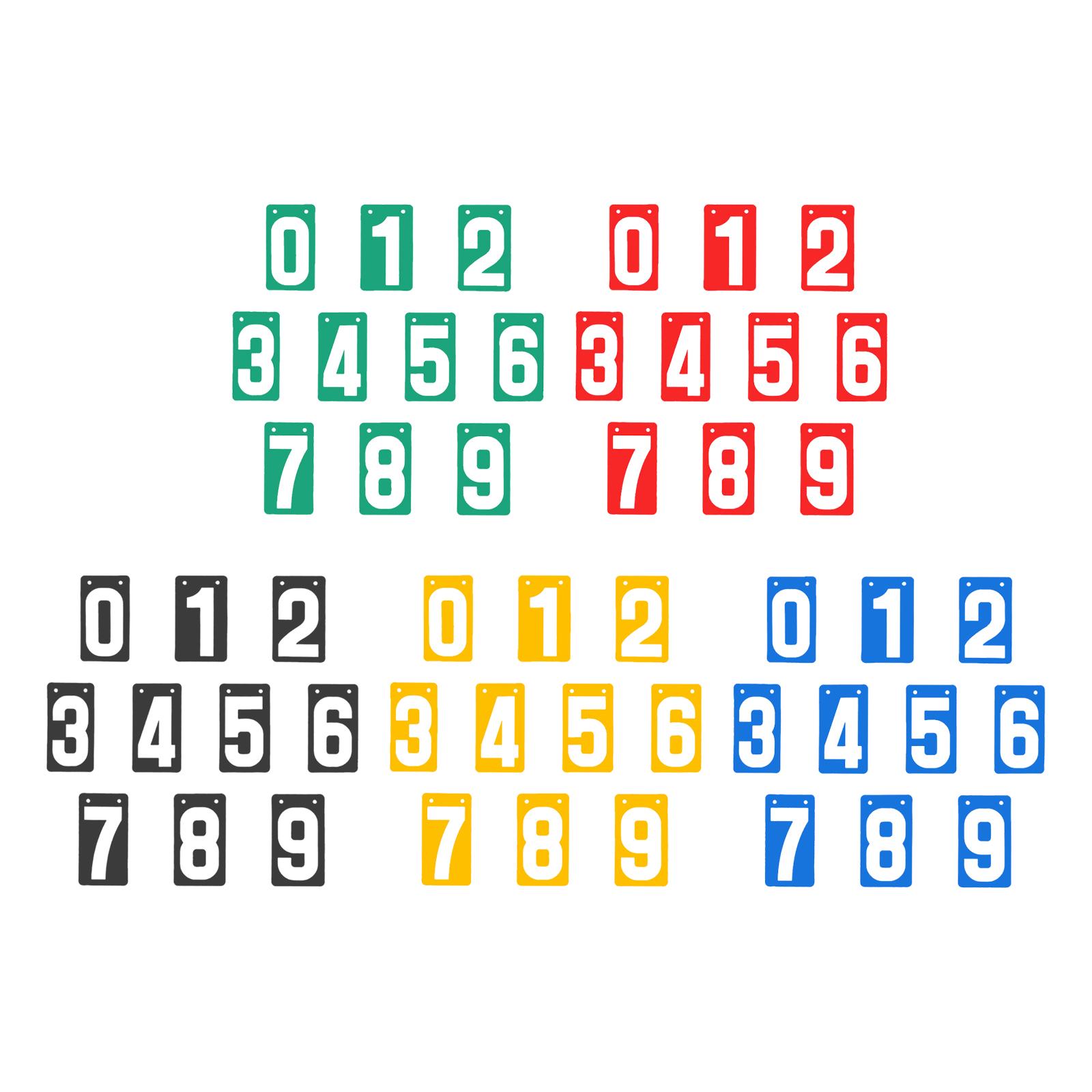 スコアキーパー番号0-9 スコアボード 軽量フリップナンバー - Badminton Score Counter のレビューと価格