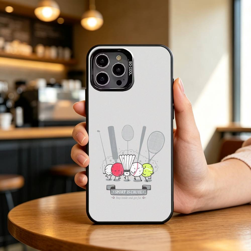 S-スポーツB-バドミントンイラスト iPhone17、16 - Badminton Logo のレビューと価格