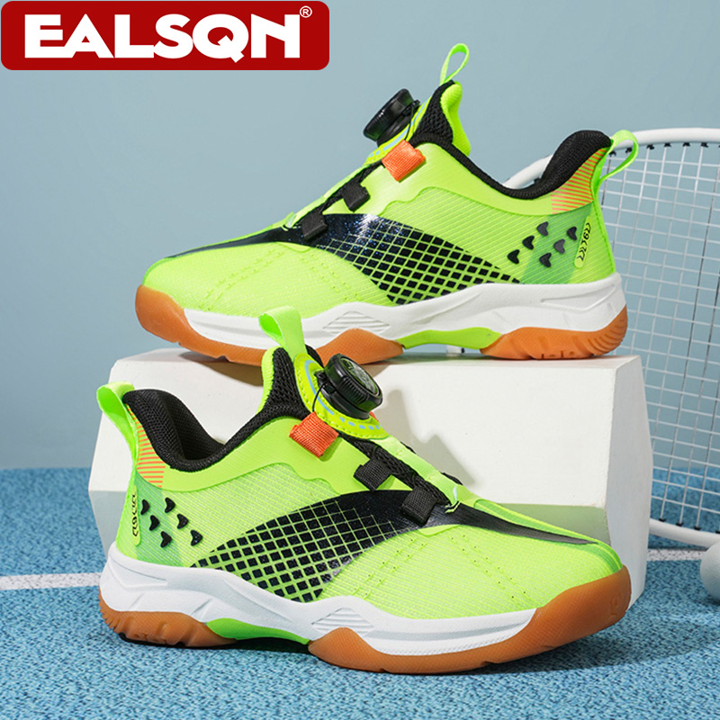 テニススニーカー 子供用 男の子 軽量 回転式バックル スポ - Badminton Junior のレビューと価格