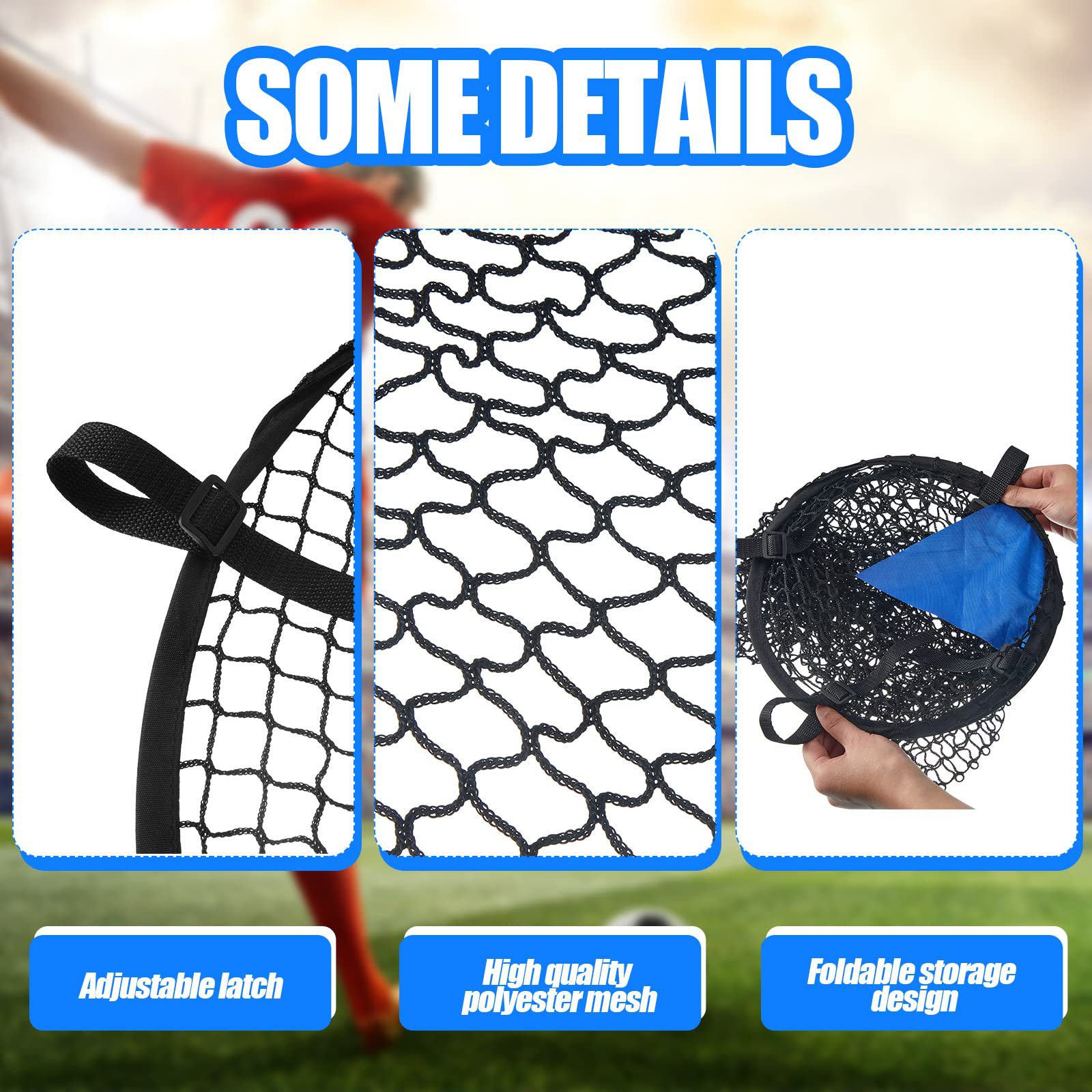 ポータブルミニ折りたたみ式サッカーゴール練習ネット＆ターゲッ - Training Net Mini のレビューと価格