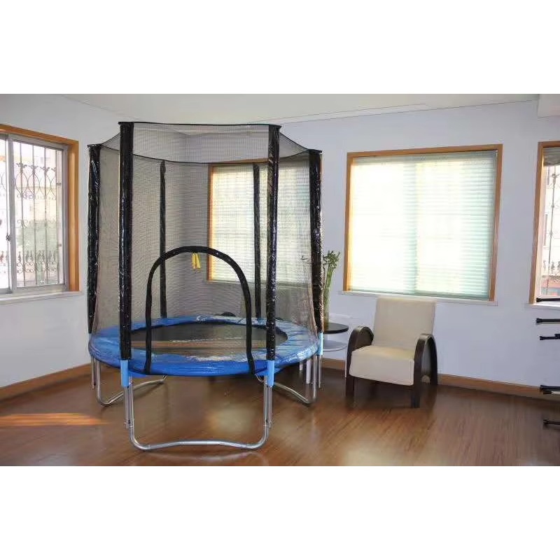 60インチミニバンジートランポリン屋内外兼用子供用プレイベッ - Training Net Mini のレビューと価格