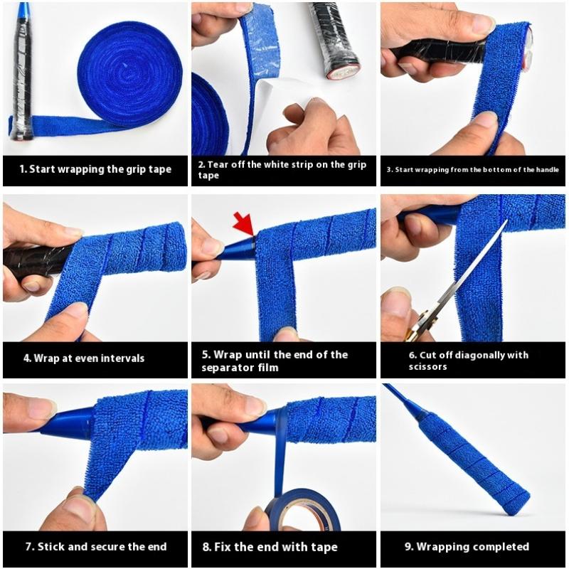 新製品 1セット 5m/10m タオルグリップ バドミントン - Badminton Court のレビューと価格