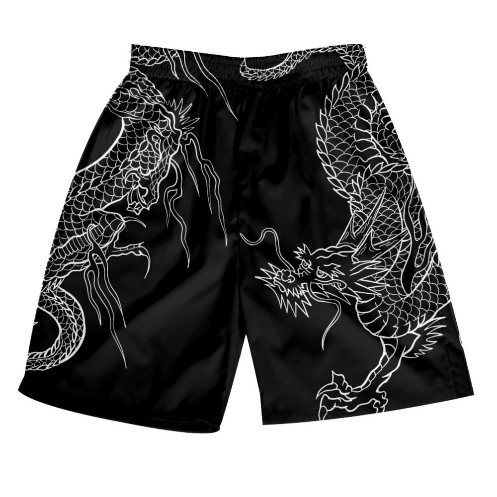 原宿ドラゴンプリント卓球ショーツ男性女性用速乾性大型サイズ  - Badminton Junior のレビューと価格