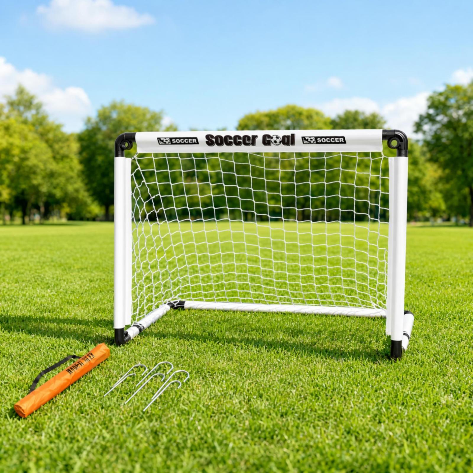 子供用ポータブル折りたたみ式サッカーゴール、ミニネットトレー - Training Net Mini のレビューと価格