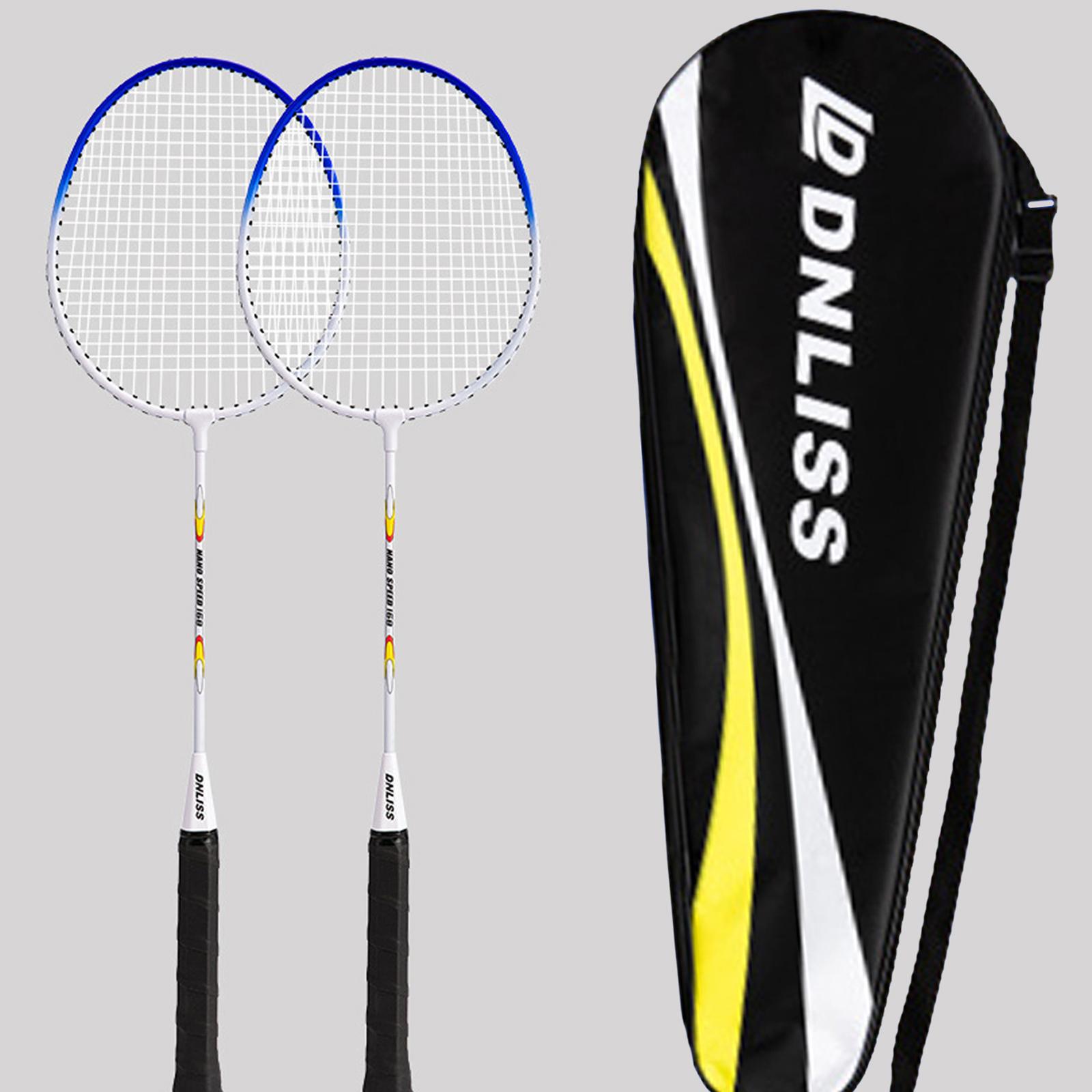 鉄合金バドミントンラケット ユース 大人用 ダブル耐久ラケッ - Badminton Junior のレビューと価格